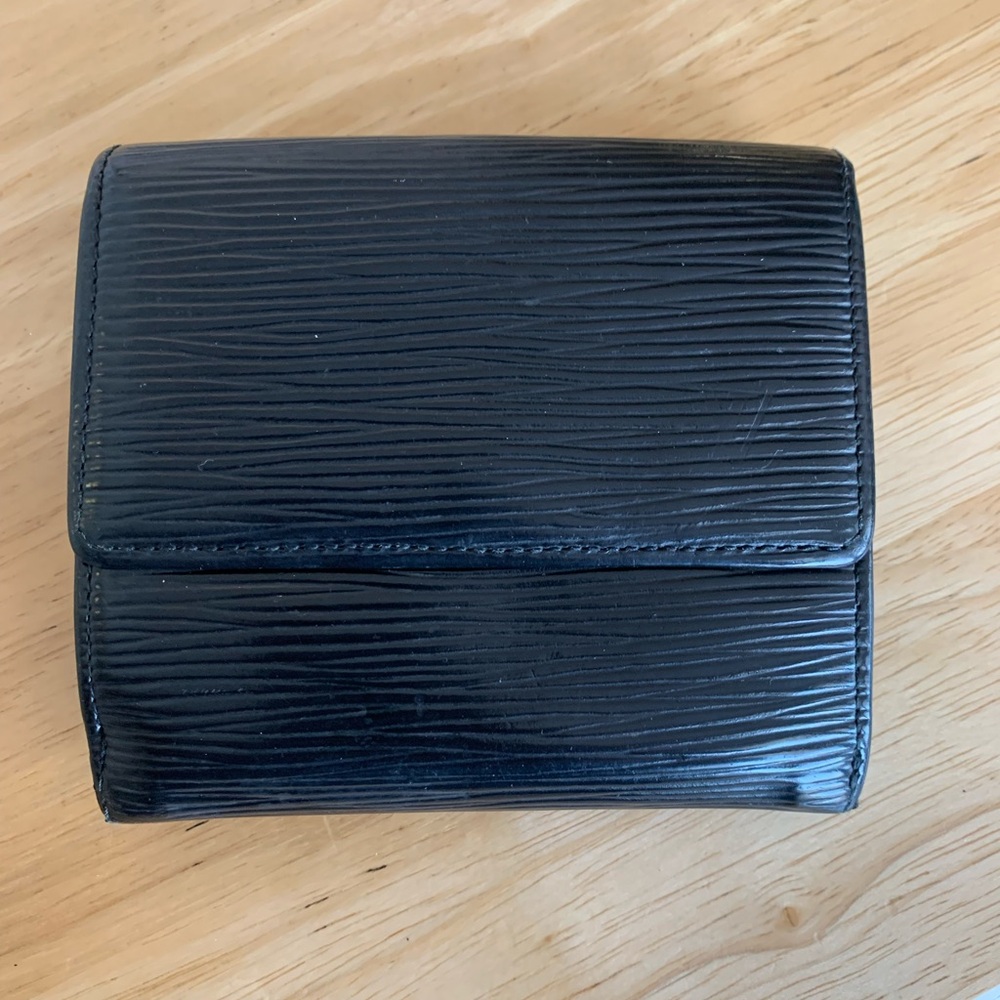 Vintage LV Epi Black Leather Men's Wallet